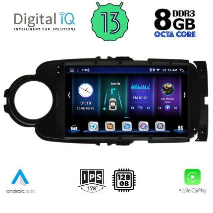 DIGITAL IQ BXD 8737_CPA (9inc) MULTIMEDIA TABLET for TOYOTA YARIS mod. 2011-2015