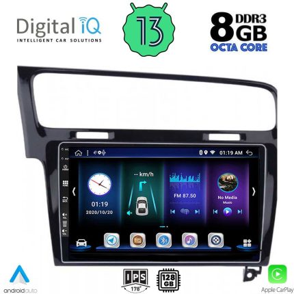 DIGITAL IQ BXD 8747_CPA (10inc) MULTIMEDIA TABLET for VW GOLF 7 mod. 2013-2020