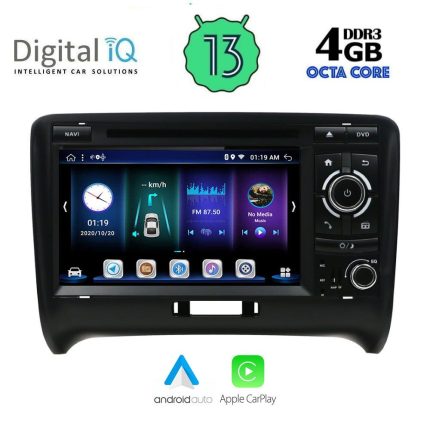 DIGITAL IQ BXE 678_CPA (7" DVD) MULTIMEDIA for AUDI ΤΤ mod. 2007-2015