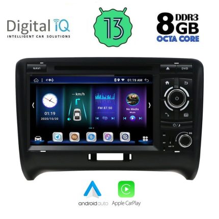 DIGITAL IQ BXE 878_CPA (7" DVD) MULTIMEDIA for AUDI ΤΤ mod. 2007-2015