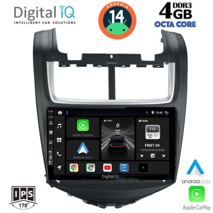 DIGITAL IQ BXF 6075_CPAA (9inc) MULTIMEDIA TABLET for CHEVROLET AVEO mod. 2014-2017
