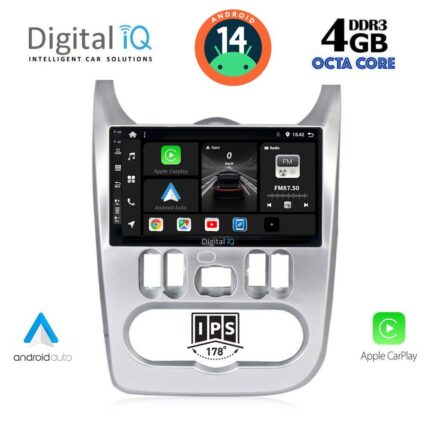 DIGITAL IQ BXF 6101_CPAA (9inc) MULTIMEDIA TABLET for DACIA DUSTER – LOGAN – SANDERO mod. 2006-2012
