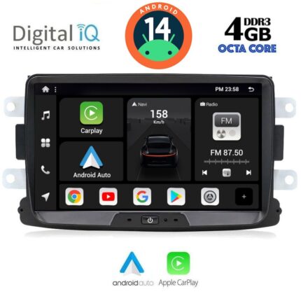 DIGITAL IQ BXF 633_CPAA (8" DECK) MULTIMEDIA for DACIA mod. 2012> - RN CAPTURE mod. 2013>