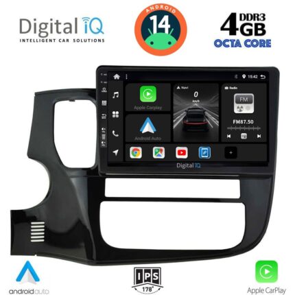 DIGITAL IQ BXF 6443_CPAA (9inc) MULTIMEDIA TABLET for MITSUBISHI OUTLANDER mod. 2013-2020