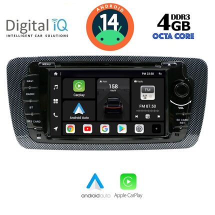 DIGITAL IQ BXF 647_CPAA (7" DVD) MULTIMEDIA for SEAT IBIZA mod. 2008-2015