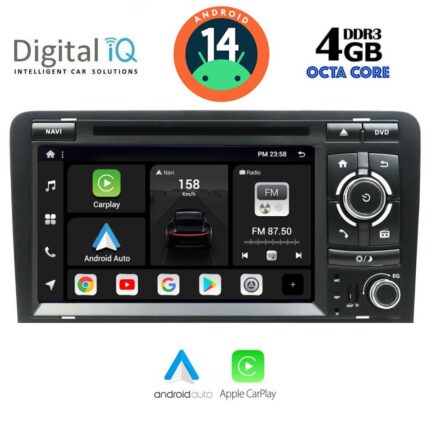 DIGITAL IQ BXF 649_CPAA (7" DVD) MULTIMEDIA for AUDI A3 mod. 2003-2012