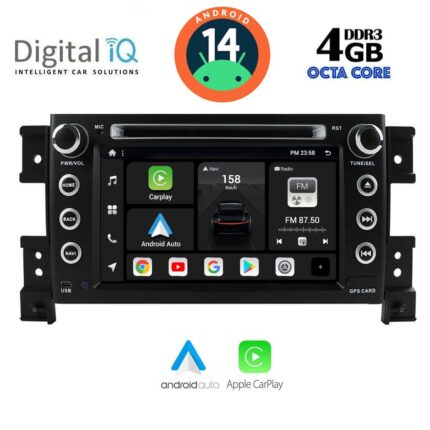 DIGITAL IQ BXF 653_CPAA (7" DVD) MULTIMEDIA for SUZUKI GRAND VITARA mod. 2005-2015