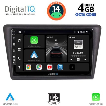 DIGITAL IQ BXF 6600_CPAA (9inc) MULTIMEDIA TABLET for SKODA RAPID SPACEBACK mod. 2014>