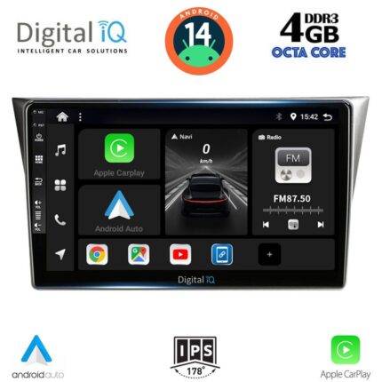 DIGITAL IQ BXF 6659_CPAA (9inc) MULTIMEDIA TABLET for SUBARU IMPREZA mod. 2002-2008