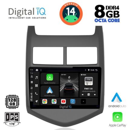 DIGITAL IQ BXF 7074_CPAA (9inc) MULTIMEDIA TABLET for CHEVROLET AVEO mod. 2011-2014