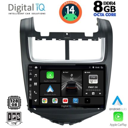 DIGITAL IQ BXF 7075_CPAA (9inc) MULTIMEDIA TABLET for CHEVROLET AVEO mod. 2014-2017
