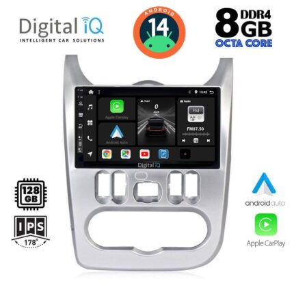 DIGITAL IQ BXF 7101_CPAA (9inc) MULTIMEDIA TABLET for DACIA DUSTER – LOGAN – SANDERO mod. 2006-2012