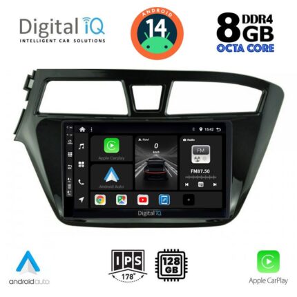 DIGITAL IQ BXF 7229_CPAA (9inc) MULTIMEDIA TABLET for HYUNDAI i20 mod. 2014-2019