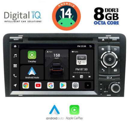 DIGITAL IQ BXF 749_CPAA (7'' DVD) MULTIMEDIA for AUDI A3 mod. 2003-2012