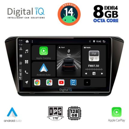 DIGITAL IQ BXF 7605_CPAA (10inc) MULTIMEDIA TABLET for SKODA SUPERB mod. 2015>