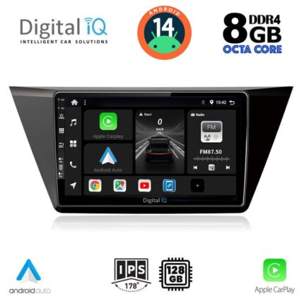 DIGITAL IQ BXF 7769_CPAA (10inc) MULTIMEDIA TABLET for VW TOURAN mod. 2016>