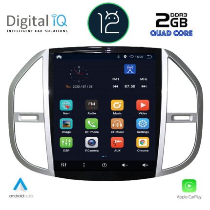 DIGITAL IQ BXH 3960_CPA TESLA STYLE for MERCEDES VITO mod. 2015>