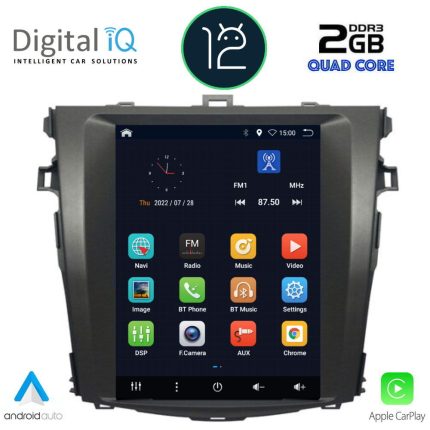 DIGITAL IQ BXH 3963_CPA TESLA STYLE for TOYOTA COROLLA 4D mod. 2006-2012