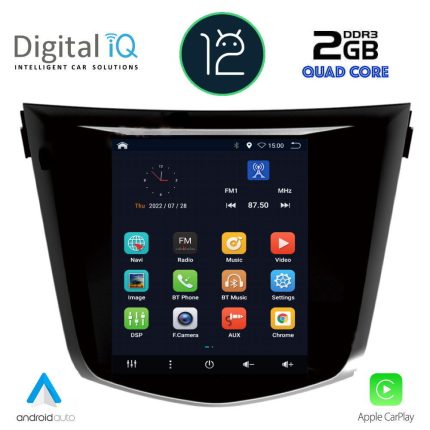 DIGITAL IQ BXH 3968_CPA TESLA STYLE  for NISSAN QASHQAI – XTRAIL mod. 2014>