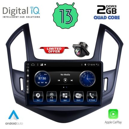 DIGITAL IQ BXH 3077_CPA (9inc) MULTIMEDIA TABLET for CHEVROLET CRUZE mod. 2013-2015