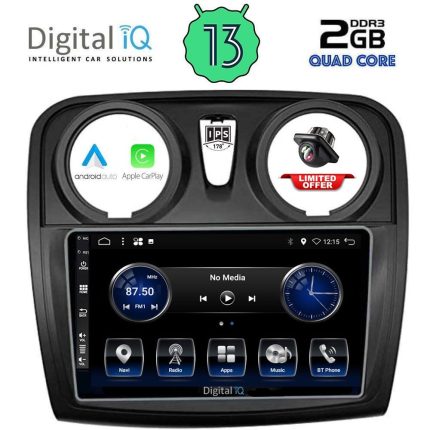 DIGITAL IQ BXH 3108_CPA (9inc) MULTIMEDIA TABLET for DACIA LOGAN – SANDERO mod. 2012-2019