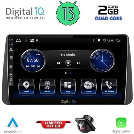 DIGITAL IQ BXH 3149_CPA DASH (9inc) MULTIMEDIA TABLET for FIAT TIPO mod. 2018-2023