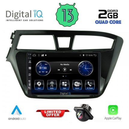 DIGITAL IQ BXH 3229_CPA (9inc) MULTIMEDIA TABLET for HYUNDAI i20 mod. 2014-2019