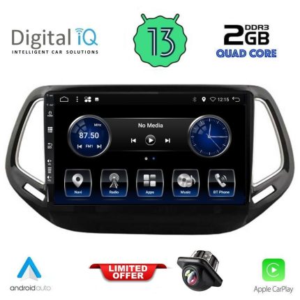 DIGITAL IQ BXH 3278_CPA (10inc) MULTIMEDIA TABLET for JEEP COMPASS mod. 2016-2021