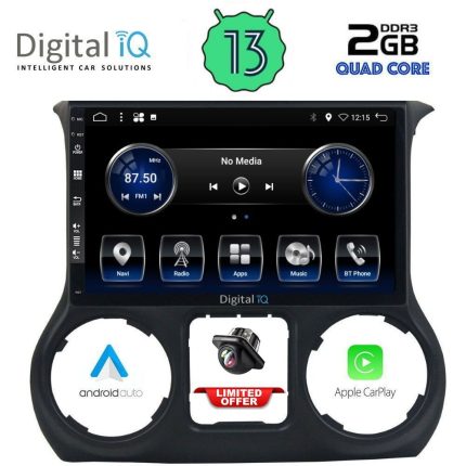 DIGITAL IQ BXH 3295_CPA (10inc) MULTIMEDIA TABLET for JEEP WRANGLER mod. 2011-2014