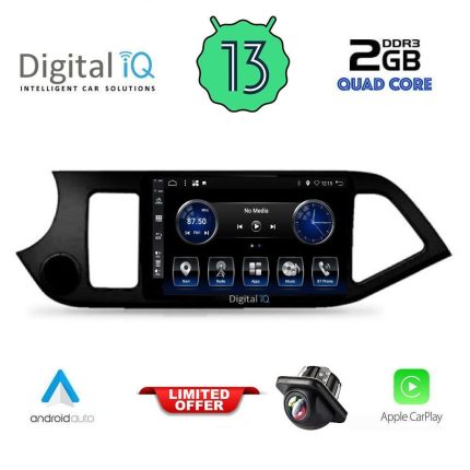 DIGITAL IQ BXH 3308_CPA (9inc) MULTIMEDIA TABLET for KIA PICANTO mod. 2011-2017