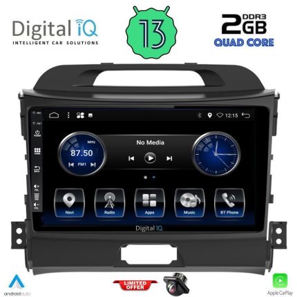 DIGITAL IQ BXH 3325_CPA (9inc) MULTIMEDIA TABLET for KIA SPORTAGE mod. 2010-2015