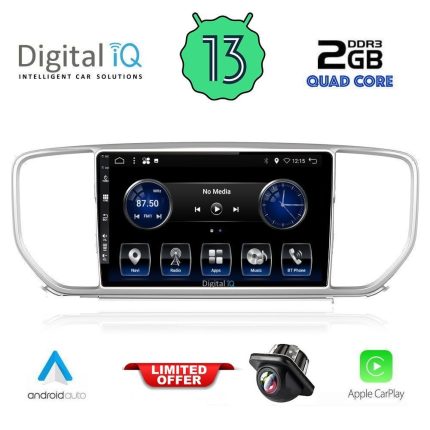 DIGITAL IQ BXH 3327_CPA (9inc) MULTIMEDIA TABLET for KIA SPORTAGE mod. 2018>