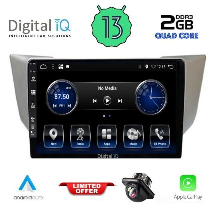 DIGITAL IQ BXH 3345_CPA (9inc) MULTIMEDIA TABLET for LEXUS RX 300 – 400 mod. 2003-2008