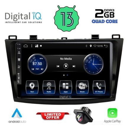 DIGITAL IQ BXH 3366_CPA (9inc) MULTIMEDIA TABLET for MAZDA 3 mod. 2009-2014