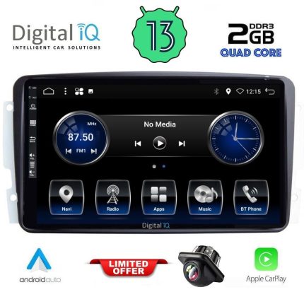 DIGITAL IQ BXH 3401_CPA (9inc) MULTIMEDIA TABLET for MERCEDES CLK (W209) mod. 2000-2004