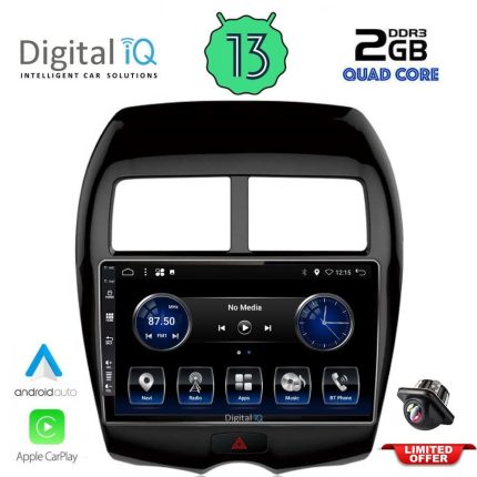 DIGITAL IQ BXH 3430_CPA (10inc) MULTIMEDIA TABLET for MITSUBISHI ASX mod. 2009-2019 - PEUGEOT 4008 mod. 2012-2018
