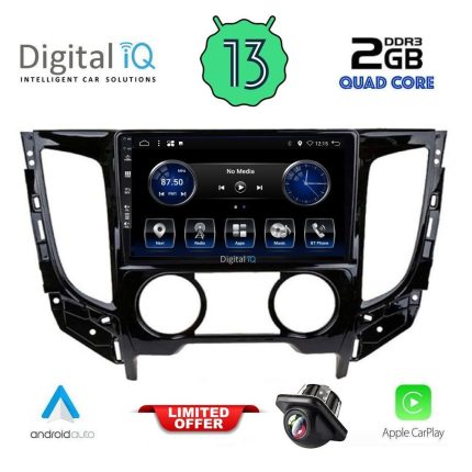 DIGITAL IQ BXH 3437_CPA A/C (9inc) MULTIMEDIA TABLET for MITSUBISHI L200 mod. 2015> με A/C