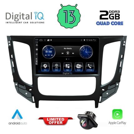 DIGITAL IQ BXH 3437_CPA CLIMA (9inc) MULTIMEDIA TABLET for MITSUBISHI L200 mod. 2015> με CLIMA