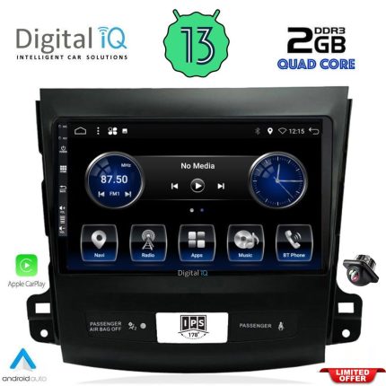 DIGITAL IQ BXH 3442_CPA (9inc) MULTIMEDIA TABLET for CITROEN C-CROSSER | MITSUBISHI OUTLANDER | PEUGEOT 4007 mod. 2006-2012