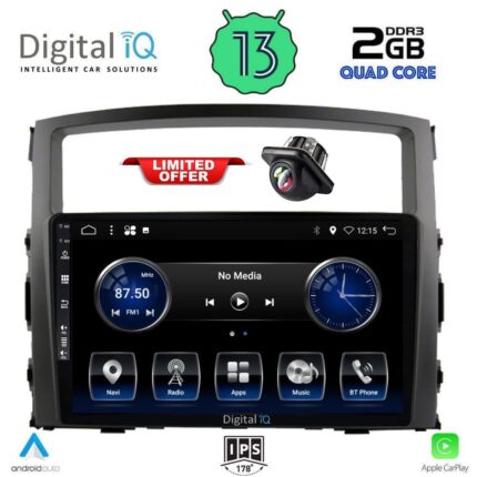 DIGITAL IQ BXH 3446_CPA (9inc) MULTIMEDIA TABLET for MITSUBISHI PAJERO mod. 2006-2013