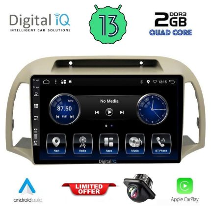 DIGITAL IQ BXH 3457_CPA (9inc) MULTIMEDIA TABLET for NISSAN MICRA K12 mod. 2002-2010