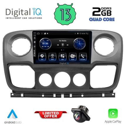 DIGITAL IQ BXH 3463_CPA (10inc) MULTIMEDIA TABLET for NISSAN NV400 - OPEL MOVANO - RENAULT MASTER mod. 2010-2020
