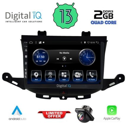 DIGITAL IQ BXH 3483_CPA (9inc) MULTIMEDIA TABLET for OPEL ASTRA K mod. 2015>