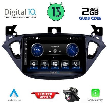 DIGITAL IQ BXH 3486_CPA (9inc) MULTIMEDIA TABLET for OPEL ADAM - CORSA E  mod. 2014-2021