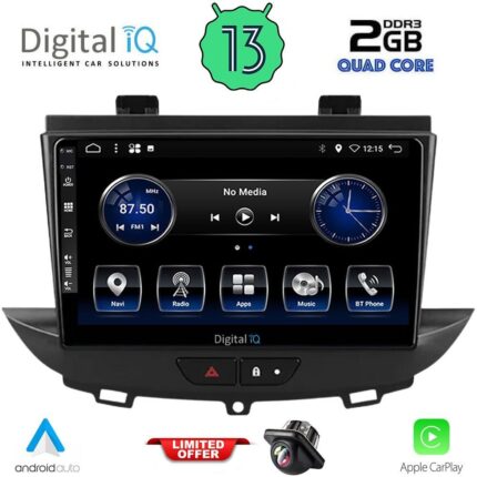 DIGITAL IQ BXH 3490_CPA (9inc) MULTIMEDIA TABLET for OPEL CROSSLAND – GRANDLAND mod. 2017>