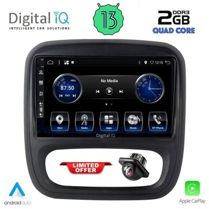 DIGITAL IQ BXH 3499_CPA (9inc) MULTIMEDIA TABLET for OPEL VIVARO – RENAULT TRAFIC – FIAT TALENDO – NISSAN NV 300 mod. 2014>