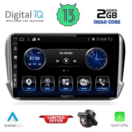 DIGITAL IQ BXH 3508_CPA (10inc) MULTIMEDIA TABLET for PEUGEOT 208-2008 mod. 2012-2021