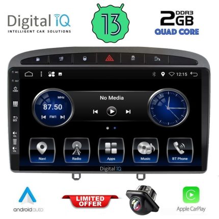 DIGITAL IQ BXH 3513_CPA (9inc) MULTIMEDIA TABLET for PEUGEOT 308 mod.2007-2012 - RCZ mod.2009-2015
