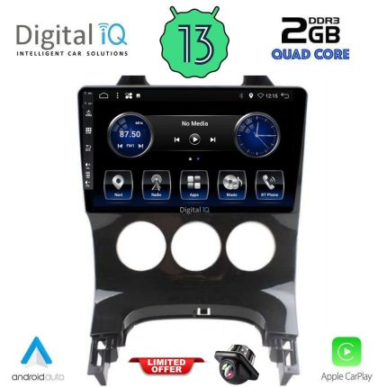 DIGITAL IQ BXH 3515_CPA A/C (9inc) MULTIMEDIA TABLET for PEUGEOT 3008 mod. 2008-2016