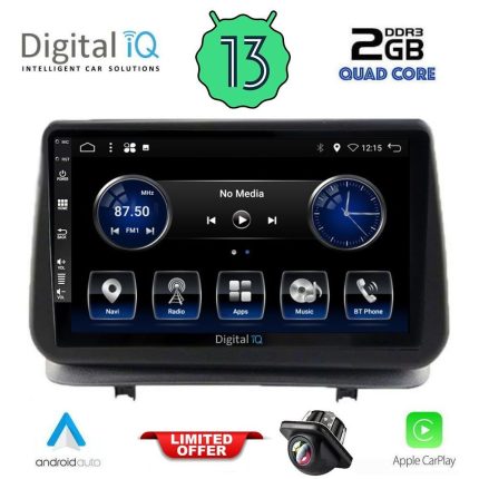 DIGITAL IQ BXH 3543_CPA (9inc) MULTIMEDIA TABLET for RENAULT CLIO mod. 2005-2011